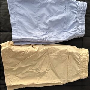 lululemon athletica Men's Athletic Shorts in Light Blue and Cream